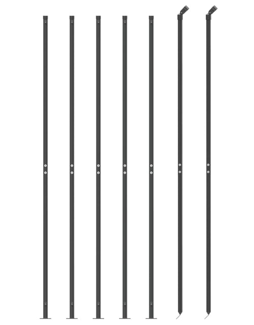 Загрузите изображение в средство просмотра галереи, Gard plasă de sârmă cu bordură, antracit, 2x10 m - Lando
