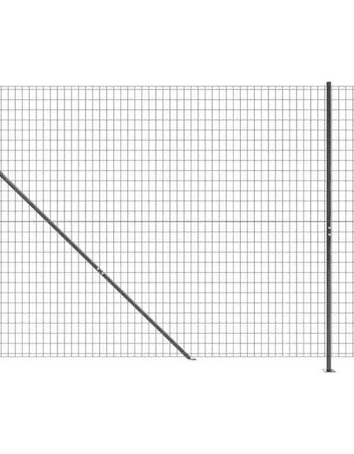 Încărcați imaginea în vizualizatorul Galerie, Gard plasă de sârmă cu bordură, antracit, 2x10 m - Lando
