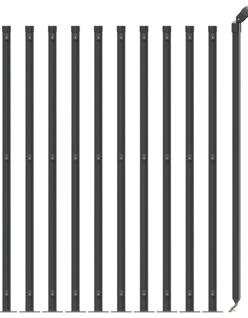 Загрузите изображение в средство просмотра галереи, Gard plasă de sârmă cu bordură, antracit, 1x25 m Lando - Lando
