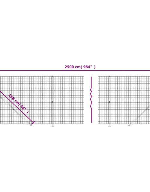 Încărcați imaginea în vizualizatorul Galerie, Gard plasă de sârmă cu bordură, antracit, 1,6x25 m Lando - Lando
