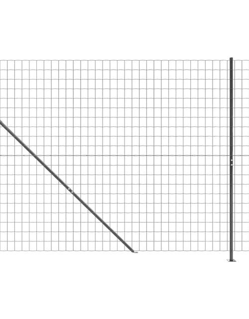 Загрузите изображение в средство просмотра галереи, Gard plasă de sârmă cu bordură, antracit, 2x25 m Lando - Lando
