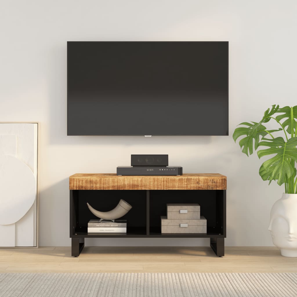 Comodă TV, 85x33x43,5 cm, lemn masiv de mango - Lando