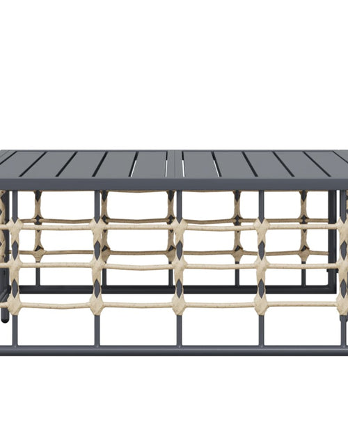 Загрузите изображение в средство просмотра галереи, Masă de grădină, antracit, 70 x 70 x 34 cm, poliratan - Lando
