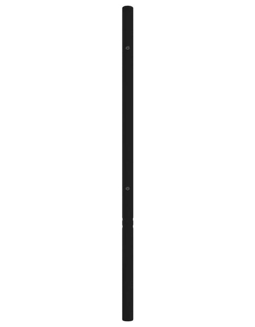 Загрузите изображение в средство просмотра галереи, Tăblie de pat metalică, negru, 140 cm - Lando

