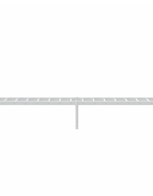 Загрузите изображение в средство просмотра галереи, Cadru pat metalic cu tăblie, alb, 90x200 cm - Lando
