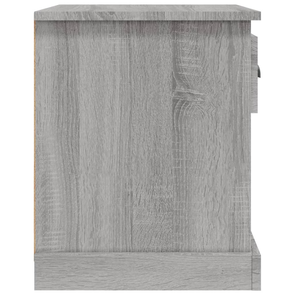 Noptieră, gri sonoma, 39x39x47,5 cm, lemn prelucrat - Lando