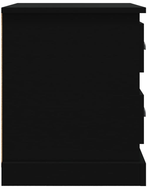 Загрузите изображение в средство просмотра галереи, Noptiere, 2 buc, negru, 39x39x47,5 cm, lemn prelucrat - Lando
