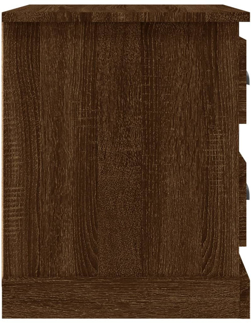 Încărcați imaginea în vizualizatorul Galerie, Noptieră, stejar maro, 39x39x47,5 cm, lemn prelucrat - Lando
