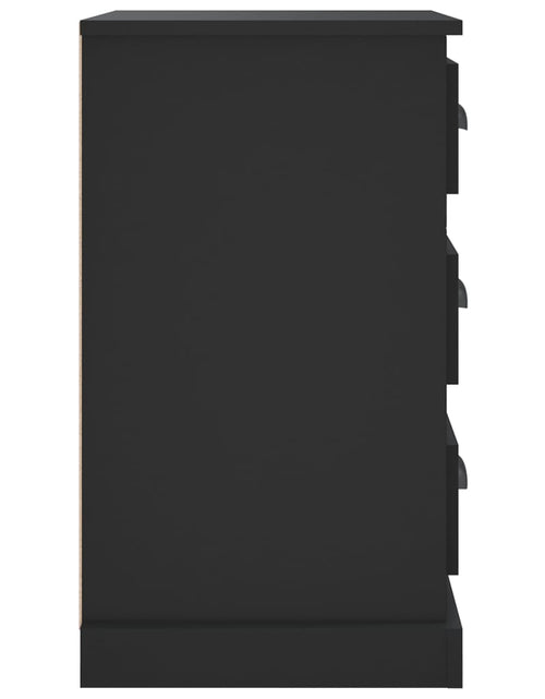 Încărcați imaginea în vizualizatorul Galerie, Noptieră, negru, 39x39x67 cm, lemn prelucrat - Lando
