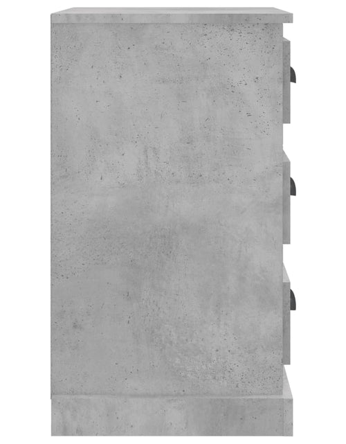 Загрузите изображение в средство просмотра галереи, Noptieră, gri beton, 39x39x67 cm, lemn prelucrat - Lando
