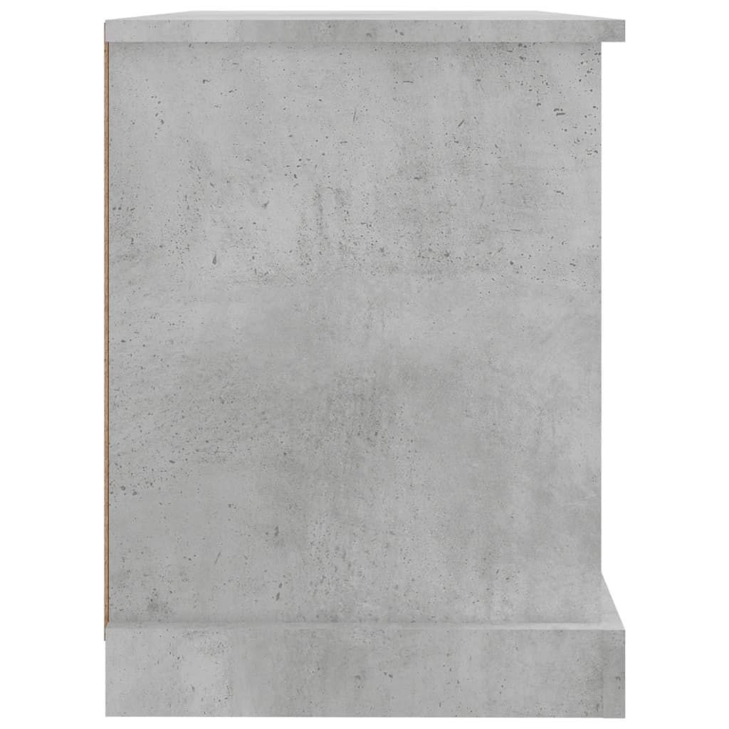 Comodă TV, gri beton, 73x35,5x47,5 cm, lemn prelucrat Lando - Lando