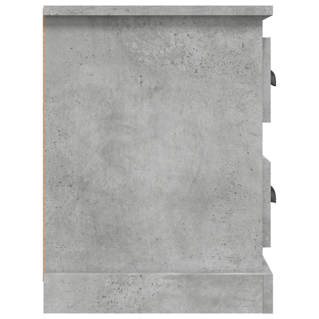 Comodă TV, gri beton, 102x35,5x47,5 cm, lemn prelucrat Lando - Lando