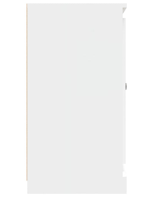 Загрузите изображение в средство просмотра галереи, Servantă, alb, 70x35,5x67,5 cm, lemn prelucrat Lando - Lando

