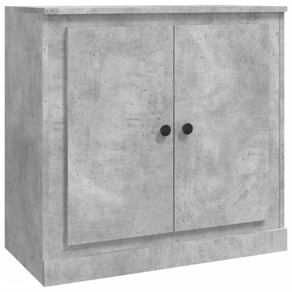 Servantă, gri beton, 70x35,5x67,5 cm, lemn prelucrat - Lando