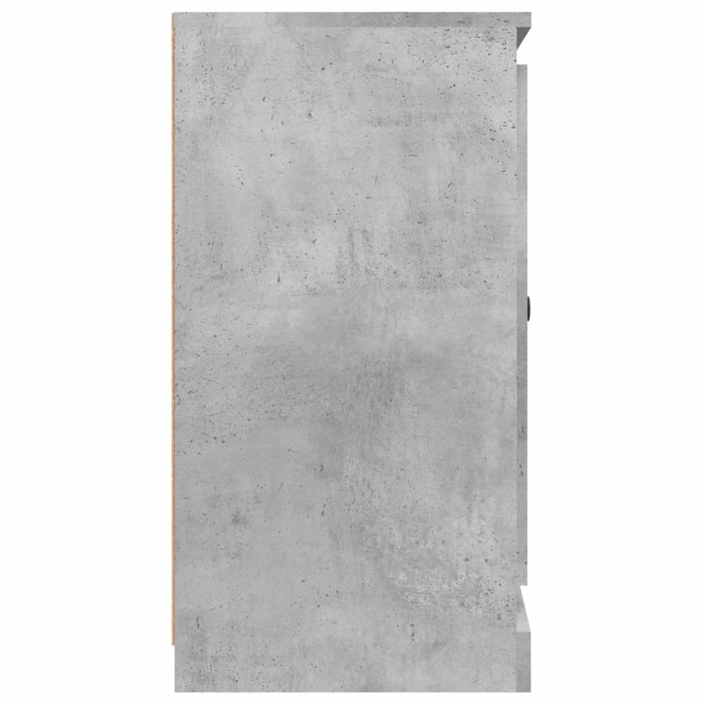 Servantă, gri beton, 70x35,5x67,5 cm, lemn prelucrat - Lando