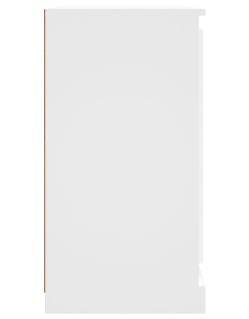 Загрузите изображение в средство просмотра галереи, Servantă, alb, 70x35,5x67,5 cm, lemn prelucrat Lando - Lando

