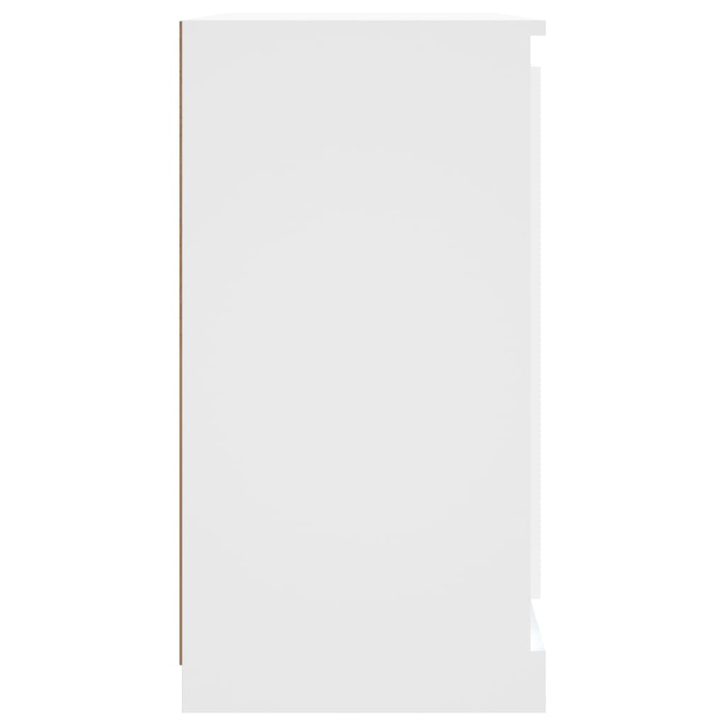 Servantă, alb, 70x35,5x67,5 cm, lemn prelucrat Lando - Lando