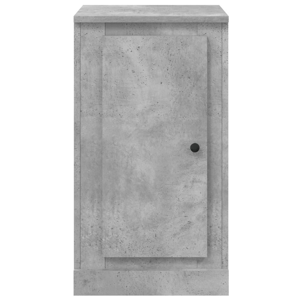 Servantă, gri beton, 37,5x35,5x67,5 cm, lemn prelucrat Lando - Lando