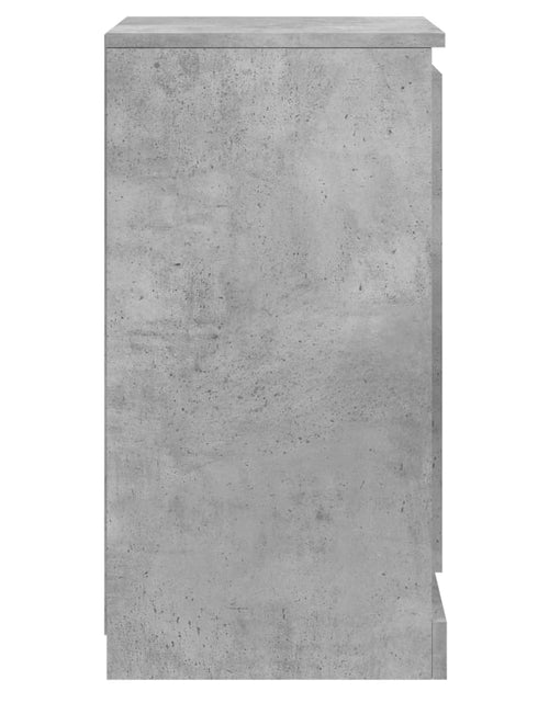 Încărcați imaginea în vizualizatorul Galerie, Servantă, gri beton, 37,5x35,5x67,5 cm, lemn prelucrat Lando - Lando
