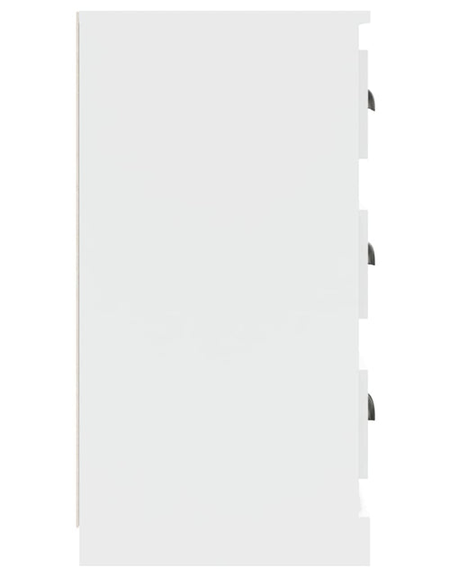 Încărcați imaginea în vizualizatorul Galerie, Servantă, alb, 70x35,5x67,5 cm, lemn prelucrat Lando - Lando

