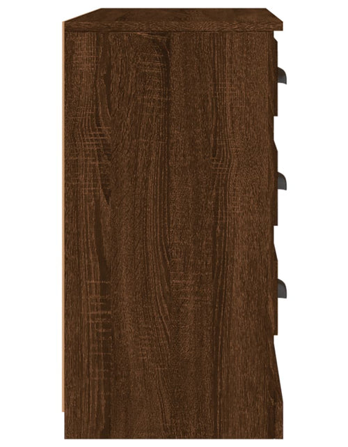 Încărcați imaginea în vizualizatorul Galerie, Servantă, stejar maro, 104,5x35,5x67,5 cm, lemn prelucrat Lando - Lando
