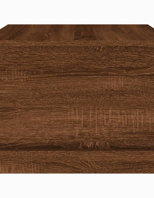 Загрузите изображение в средство просмотра галереи, Măsuță de cafea, stejar maro, 50x50x35 cm, lemn prelucrat Lando - Lando
