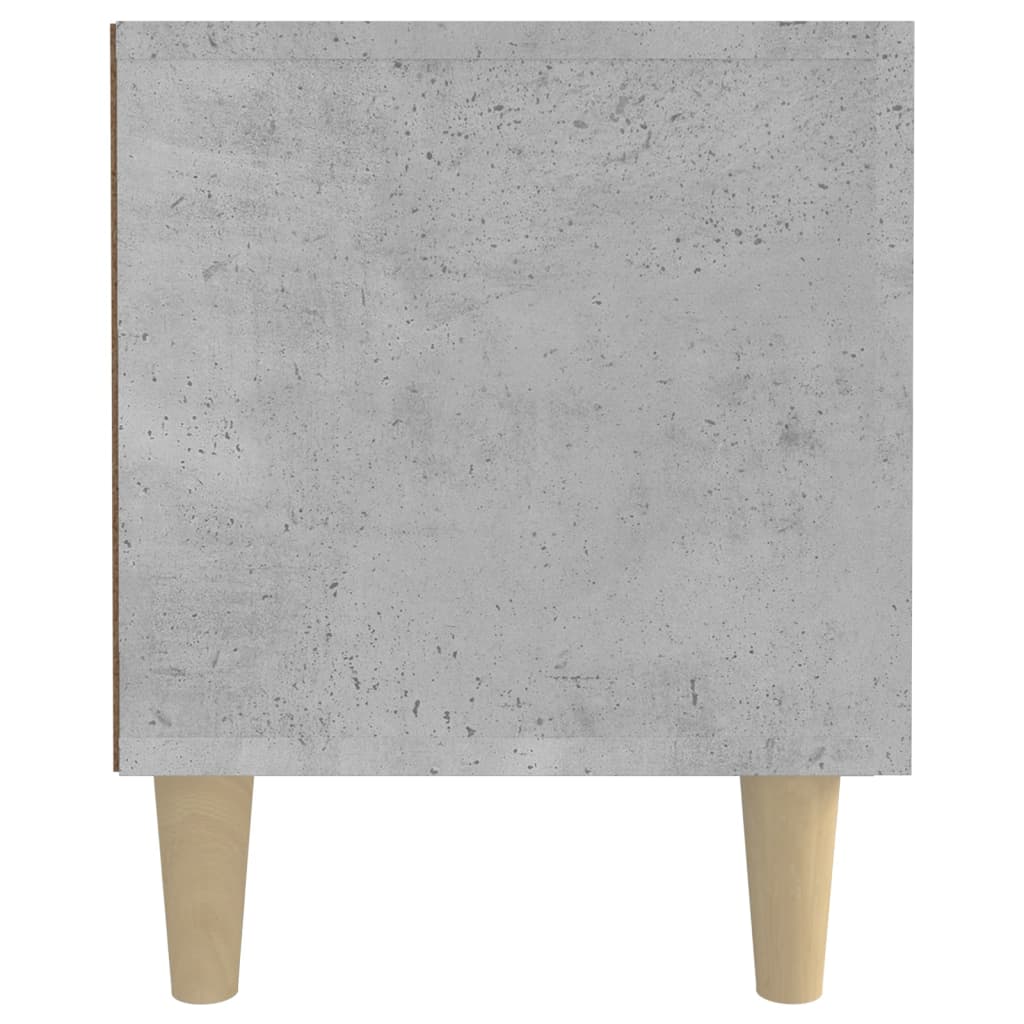 Comodă TV, gri beton, 180x31,5x40 cm, lemn prelucrat Lando - Lando