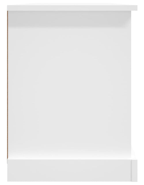 Загрузите изображение в средство просмотра галереи, Comodă TV, alb, 99,5x35,5x48 cm, lemn prelucrat Lando - Lando

