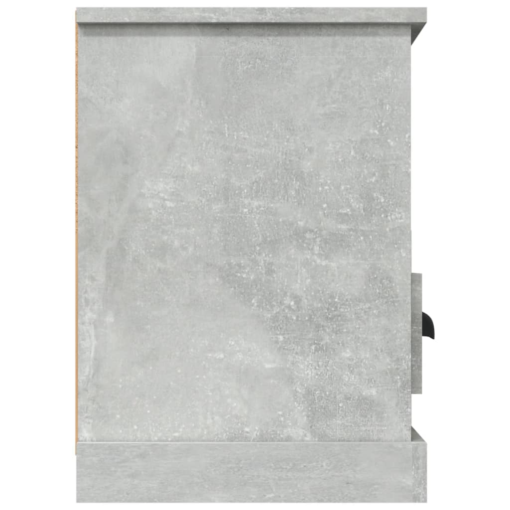 Comodă TV, gri beton, 100x35x50 cm, lemn prelucrat Lando - Lando