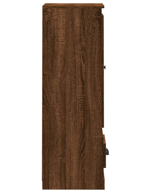 Încărcați imaginea în vizualizatorul Galerie, Dulap înalt, stejar maro, 36x35,5x103,5 cm, lemn compozit Lando - Lando
