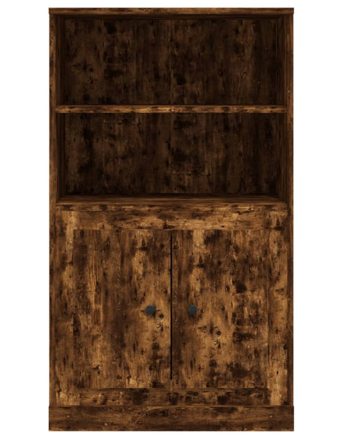 Încărcați imaginea în vizualizatorul Galerie, Dulap înalt, stejar afumat, 60x35,5x103,5 cm, lemn prelucrat Lando - Lando
