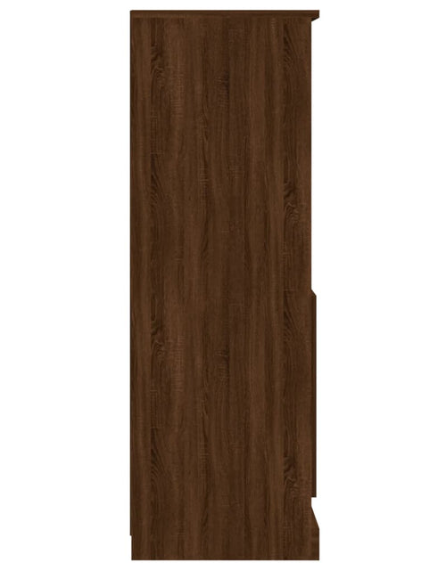 Încărcați imaginea în vizualizatorul Galerie, Dulap înalt, stejar maro, 60x35,5x103,5 cm, lemn prelucrat Lando - Lando

