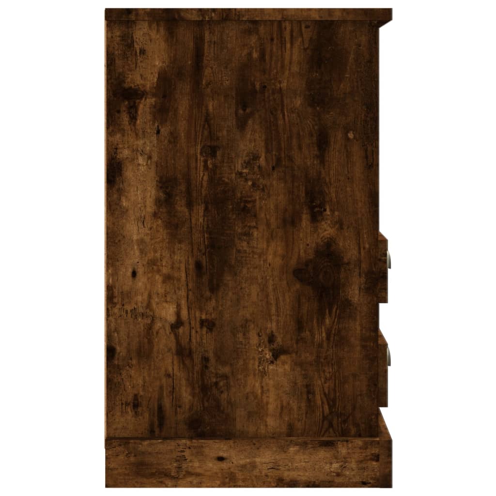 Noptiere, 2 buc., stejar afumat, 43x36x60 cm - Lando