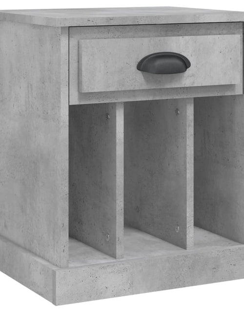 Încărcați imaginea în vizualizatorul Galerie, Noptiere, gri beton, 43x36x50 cm - Lando
