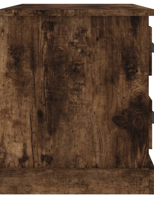 Încărcați imaginea în vizualizatorul Galerie, Noptieră, stejar fumuriu, 60x39x45 cm - Lando
