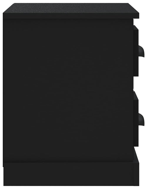 Încărcați imaginea în vizualizatorul Galerie, Noptieră, negru, 60x35,5x45 cm - Lando
