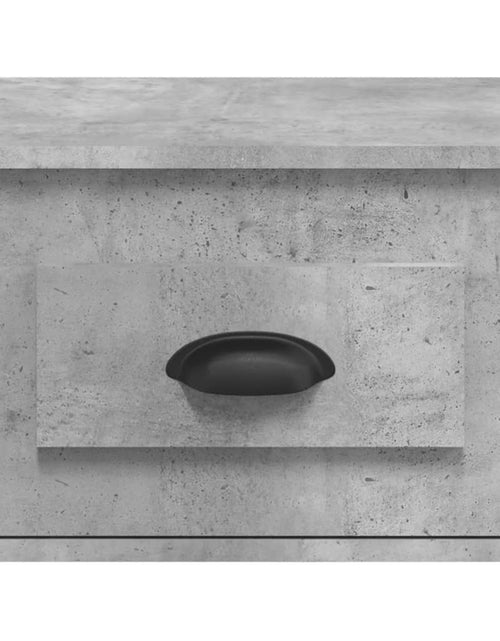 Încărcați imaginea în vizualizatorul Galerie, Noptiere de perete, 2 buc., gri beton, 41,5x36x28 cm - Lando
