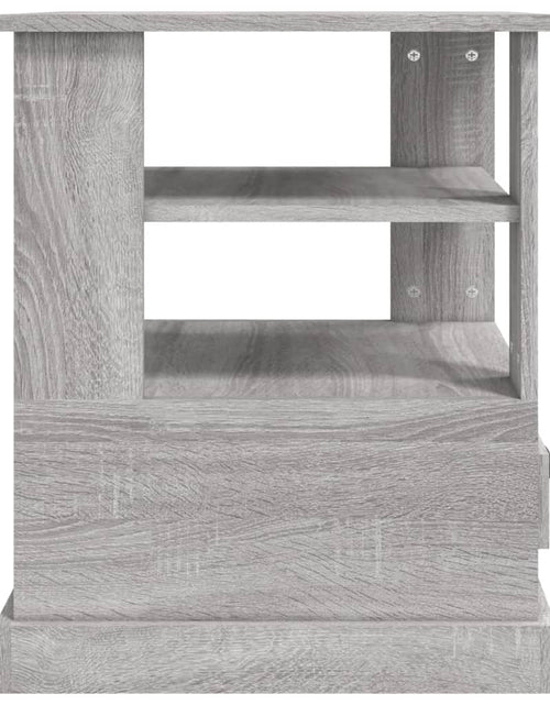 Încărcați imaginea în vizualizatorul Galerie, Măsuță laterală, sonoma gri, 50x50x60 cm, lemn prelucrat Lando - Lando
