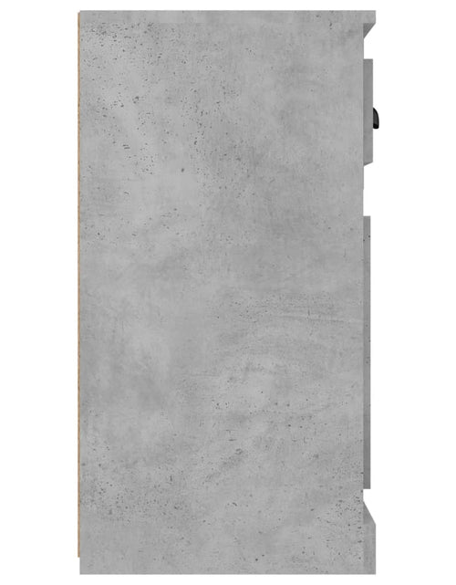 Încărcați imaginea în vizualizatorul Galerie, Servantă, gri beton, 70x35,5x67,5 cm, lemn prelucrat Lando - Lando
