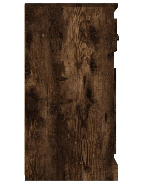 Загрузите изображение в средство просмотра галереи, Servantă, stejar afumat, 70x35,5x67,5 cm, lemn prelucrat Lando - Lando
