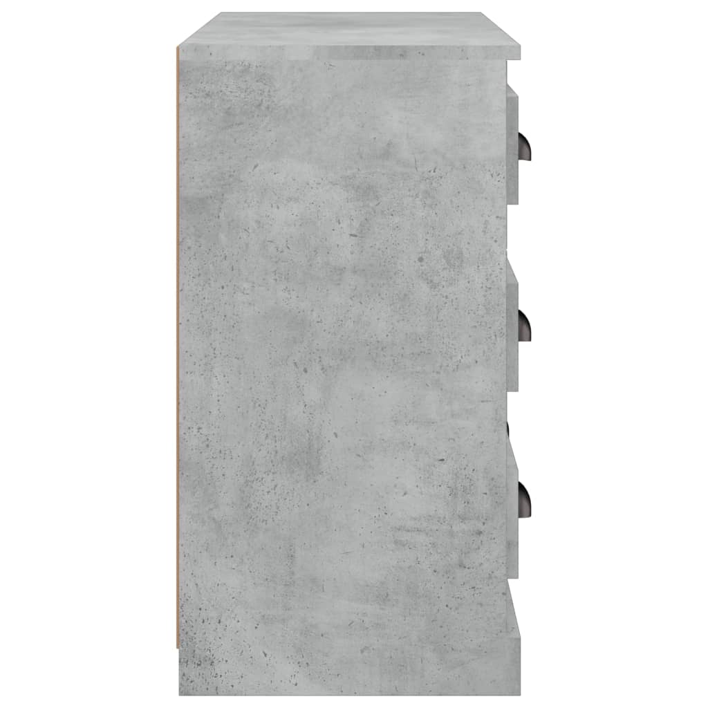 Servantă, gri beton, 70x35,5x67,5 cm, lemn prelucrat Lando - Lando