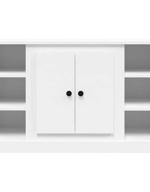 Încărcați imaginea în vizualizatorul Galerie, Servantă, alb, 100x35,5x60 cm, lemn prelucrat Lando - Lando
