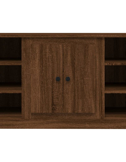 Încărcați imaginea în vizualizatorul Galerie, Servantă, stejar maro, 100x35,5x60 cm, lemn prelucrat Lando - Lando
