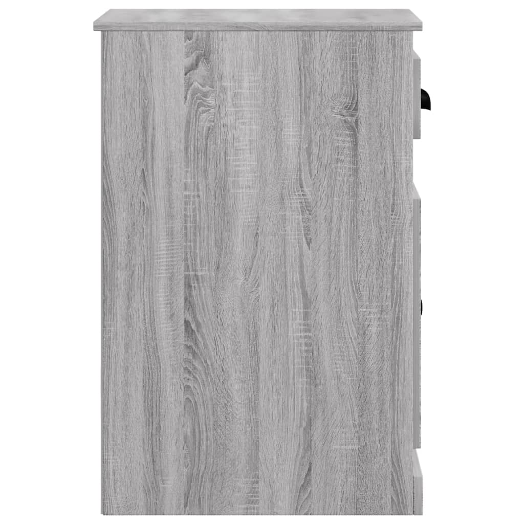 Dulap lateral, sertar, gri sonoma, 40x50x75 cm, lemn prelucrat - Lando