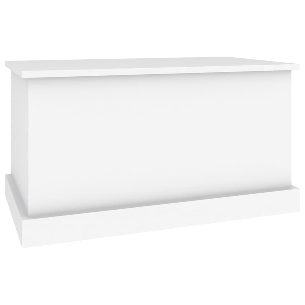 Cutie de depozitare, alb, 70x40x38 cm, lemn prelucrat - Lando