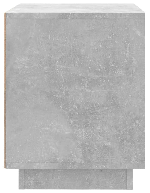 Încărcați imaginea în vizualizatorul Galerie, Noptieră, gri beton, 44x35x45 cm, lemn prelucrat - Lando
