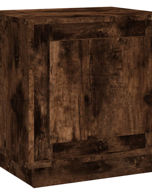 Загрузите изображение в средство просмотра галереи, Noptieră, stejar afumat, 44x35x45 cm, lemn prelucrat - Lando

