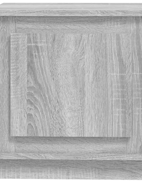 Загрузите изображение в средство просмотра галереи, Noptiere, 2 buc., gri sonoma, 44x35x45 cm, lemn prelucrat - Lando
