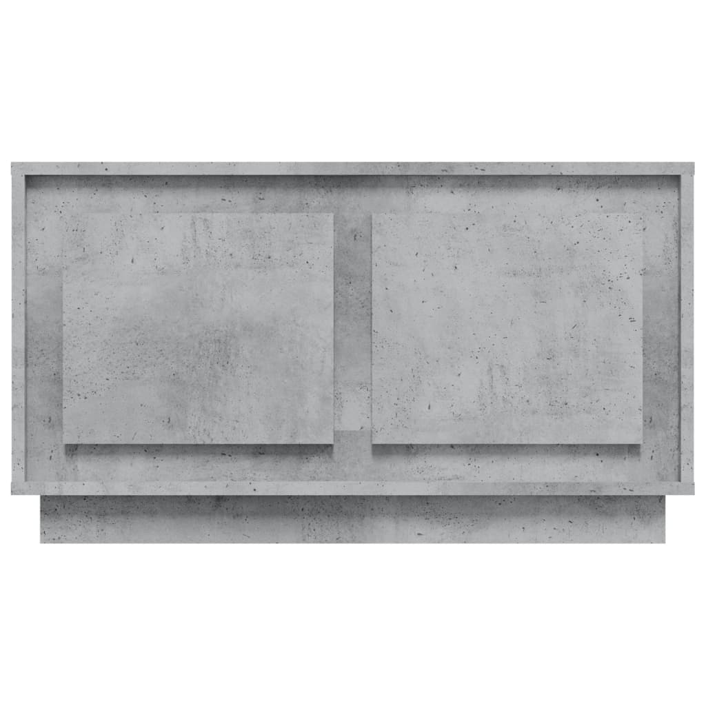 Comodă TV, gri beton, 80x35x45 cm, lemn prelucrat Lando - Lando