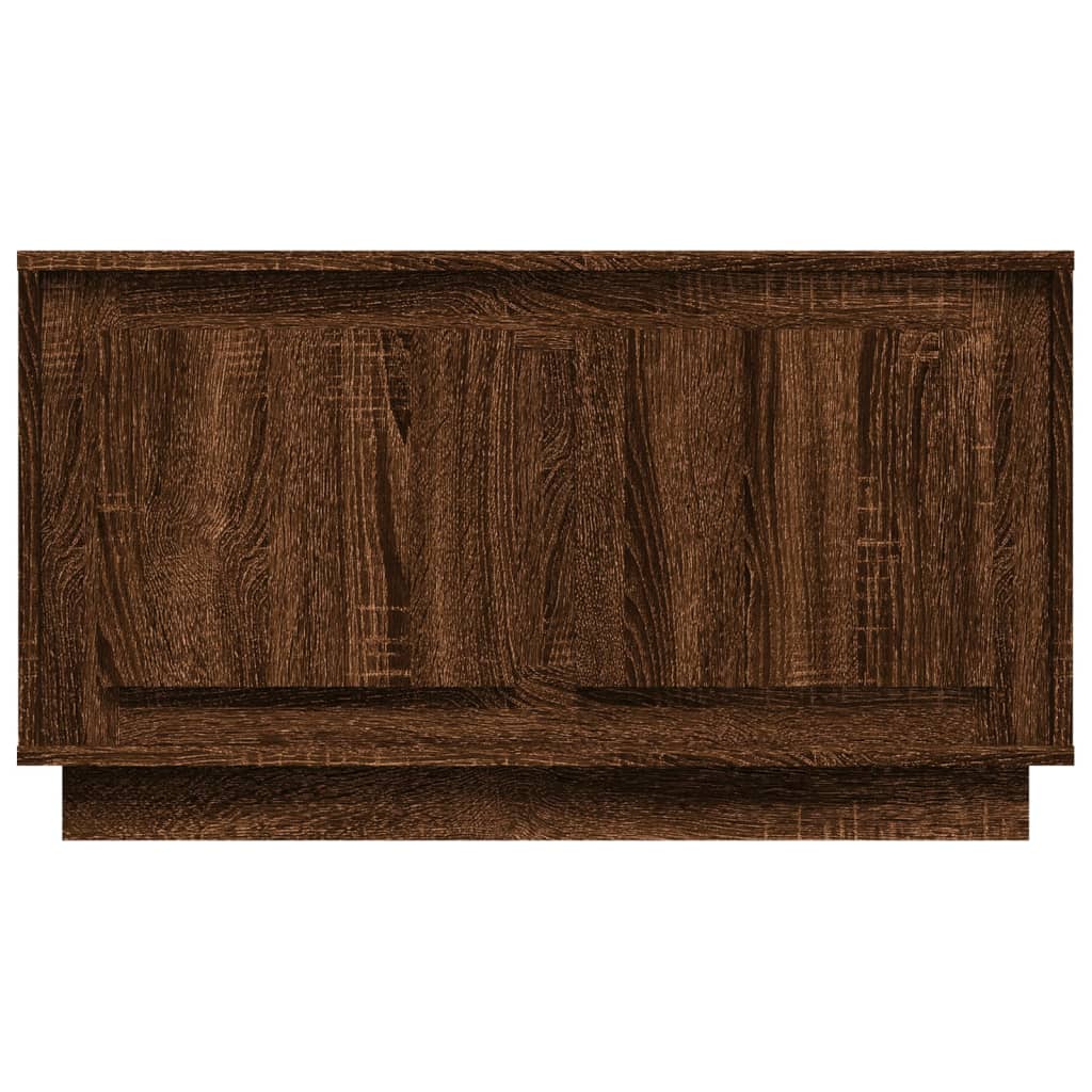 Comodă TV, stejar maro, 80x35x45 cm, lemn prelucrat Lando - Lando